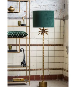 Cilinder Lampenkap Velours - Dutch Green - Ø40x30cm Lampenkappen