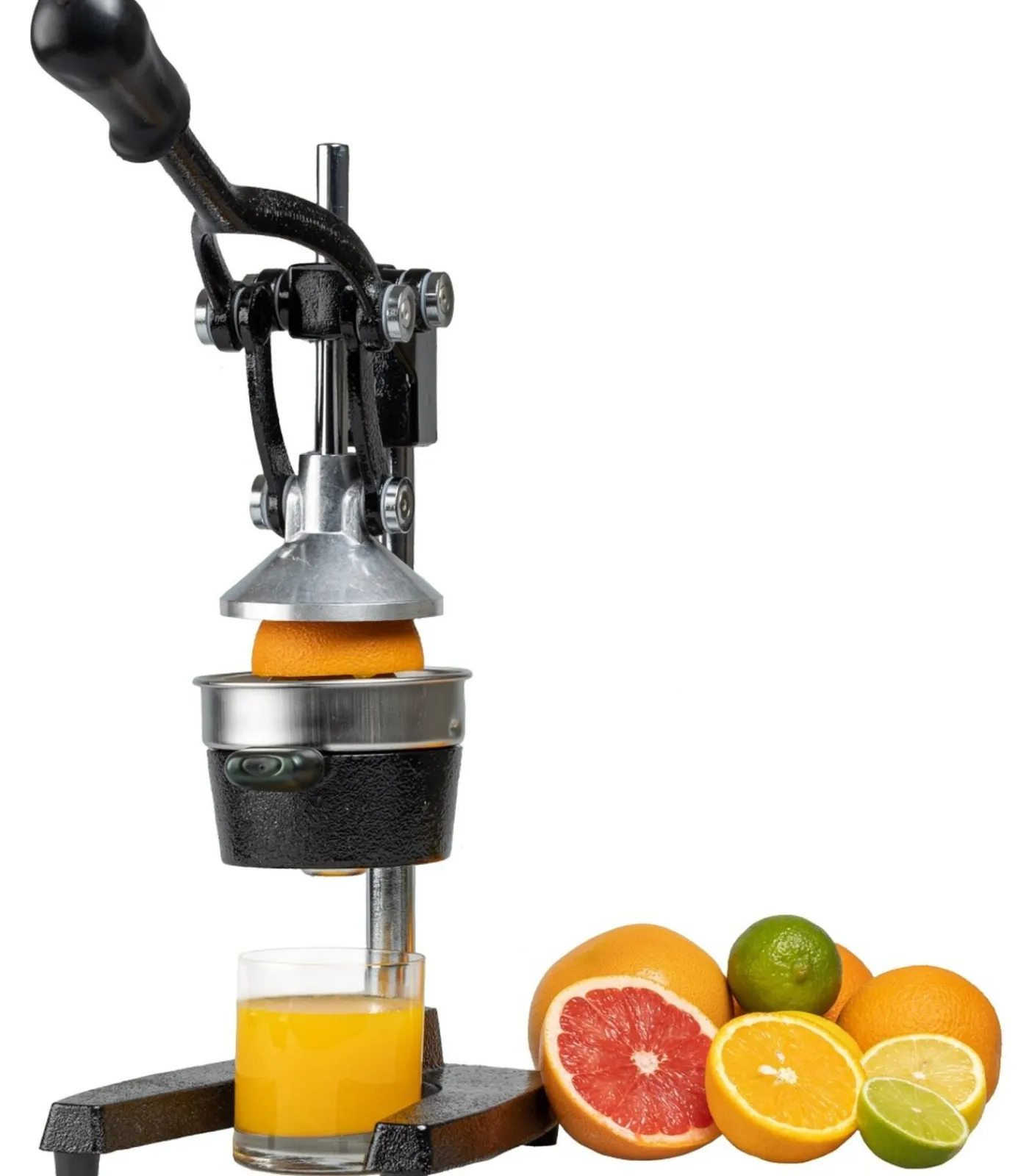 Sale Citruspers - Gietijzer - Hevelmodel - Zwart Keukenaccessoires