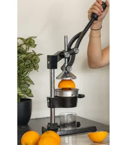 Sale Citruspers - Gietijzer - Hevelmodel - Zwart Keukenaccessoires