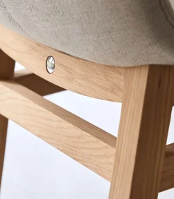 Discount Cocoon - Linen stoel van eikenhout Stoelen