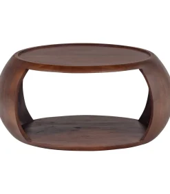 Online Cole Salontafel - Mango Hout - Bruin - 36x72x72 Tafels