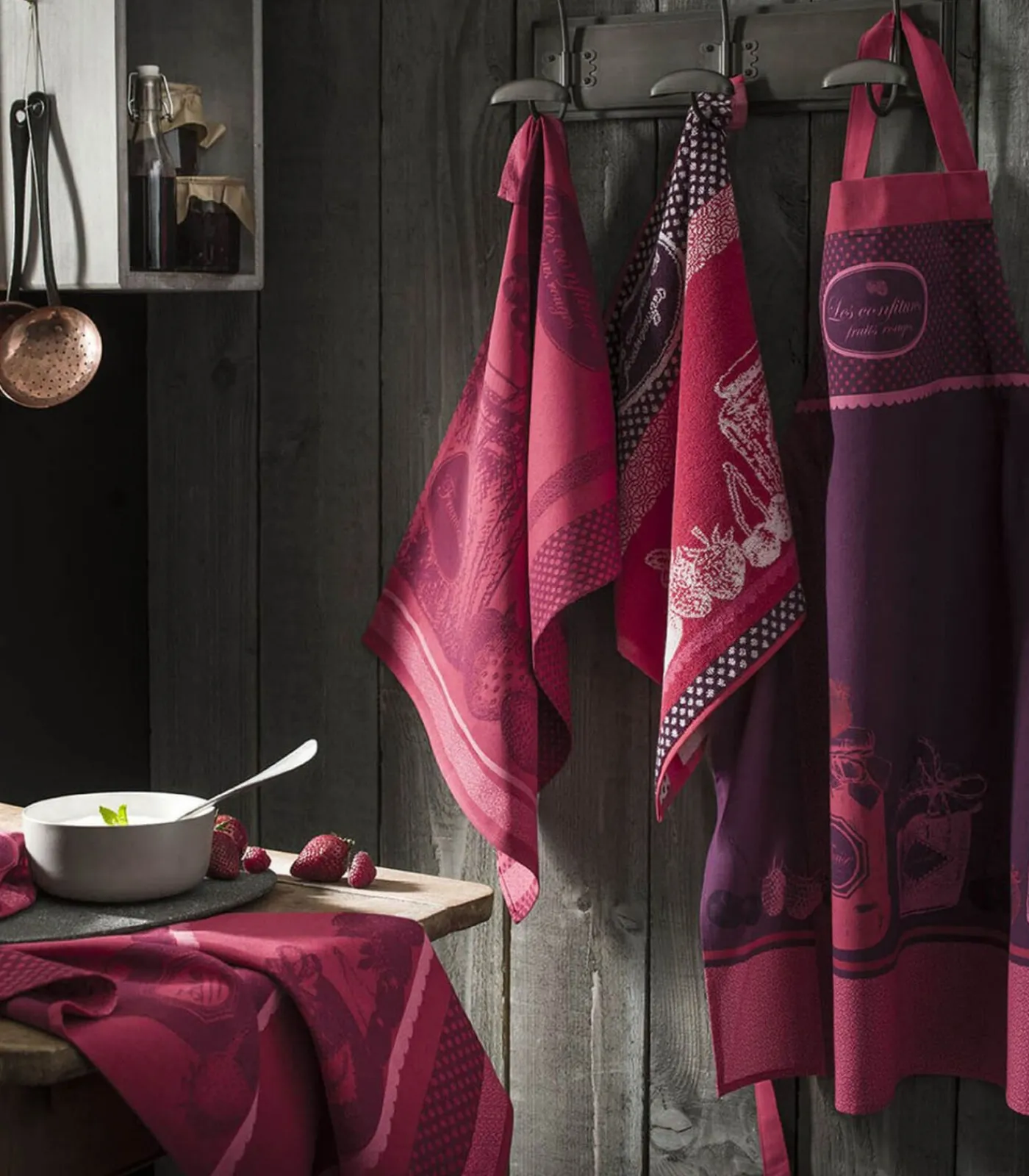 Best CONFITURE FRUITS ROUGES - Tafellinnen Theedoek Keuken- & Tafellinnen