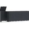 Hot Containerberging 5 containers 345x79x117 cm staal antraciet Manden En Bakken