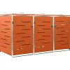 Discount Containerberging driedubbel 207x77,5x112,5 cm roestvrij staal Manden En Bakken