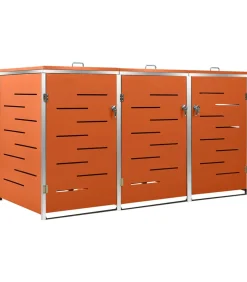 Discount Containerberging driedubbel 207x77,5x112,5 cm roestvrij staal Manden En Bakken