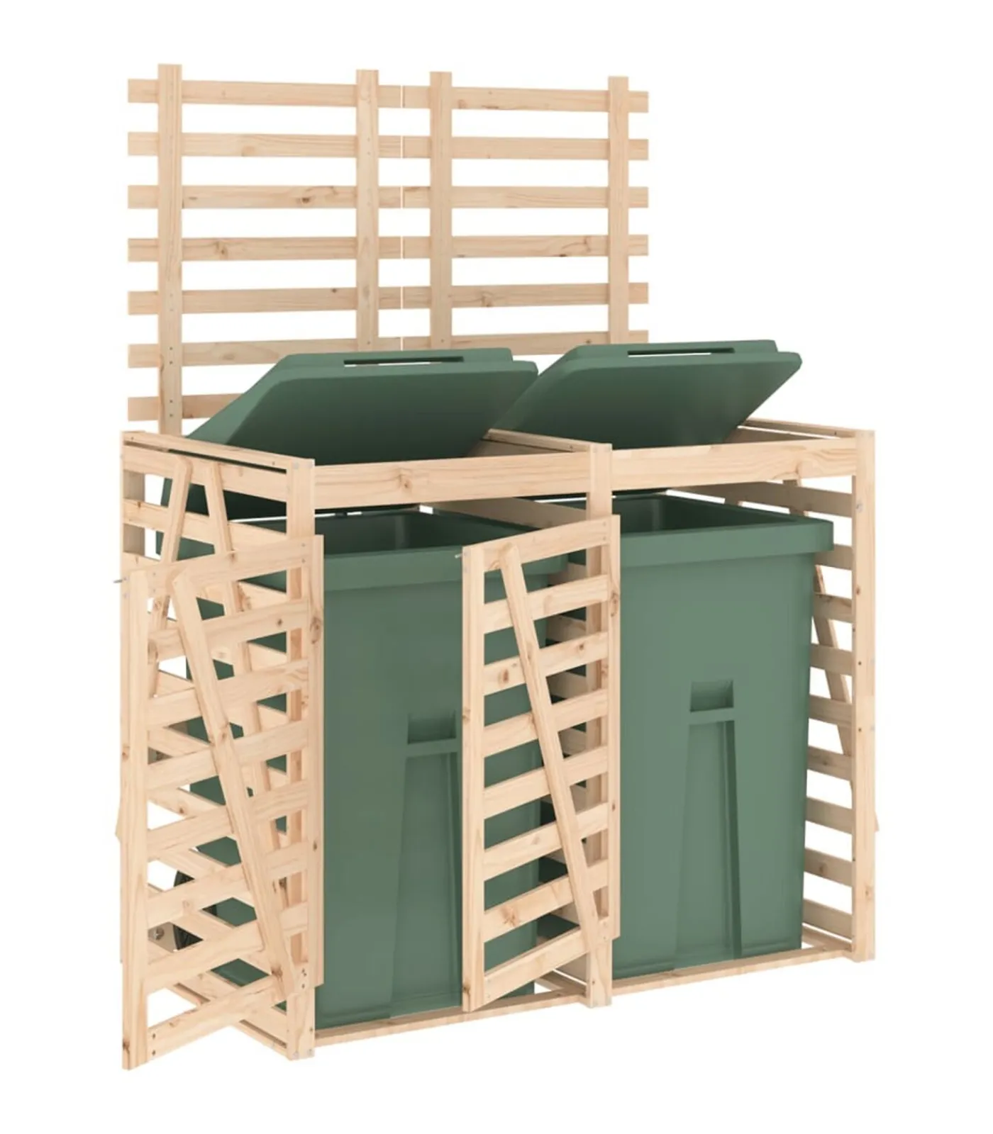 Online Containerberging dubbel massief grenenhout Manden En Bakken