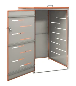 Hot Containerberging enkel 69x77,5x112,5 cm roestvrij staal Manden En Bakken