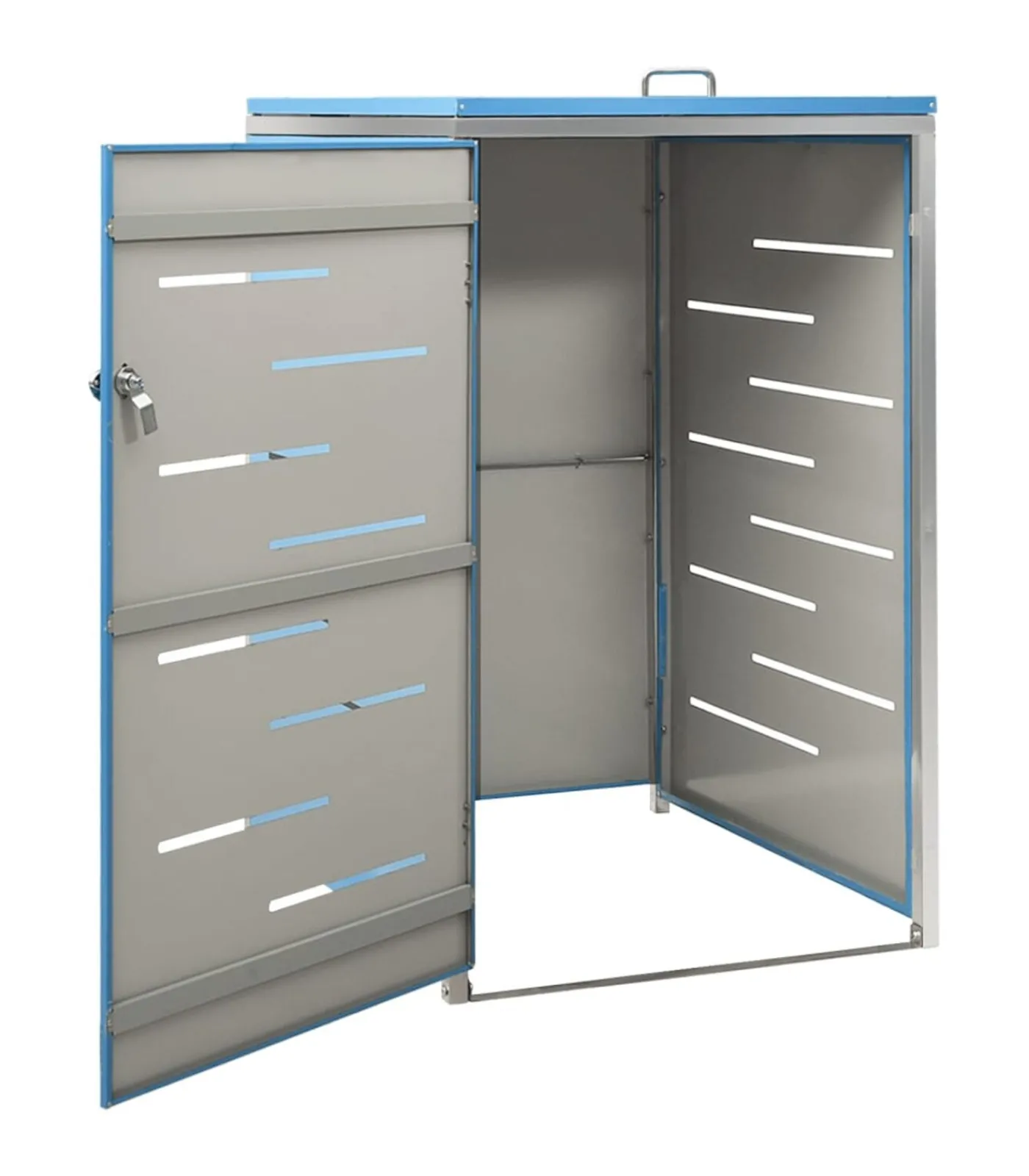 Clearance Containerberging enkel 69x77,5x112,5 cm roestvrij staal Manden En Bakken