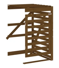 Outlet Containerberging verlengstuk massief grenenhout honingbruin Manden En Bakken