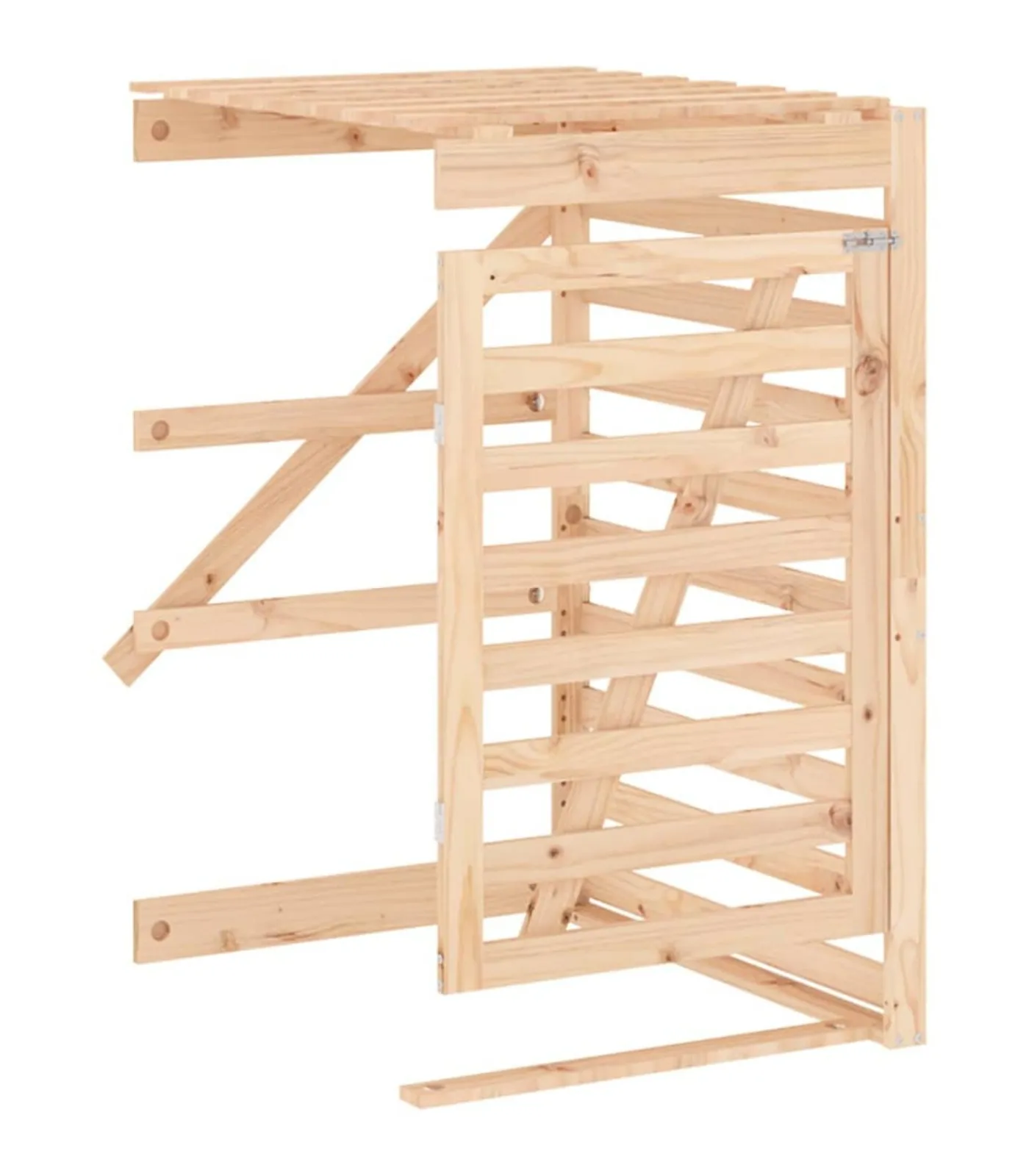 Hot Containerberging verlengstuk massief grenenhout Manden En Bakken