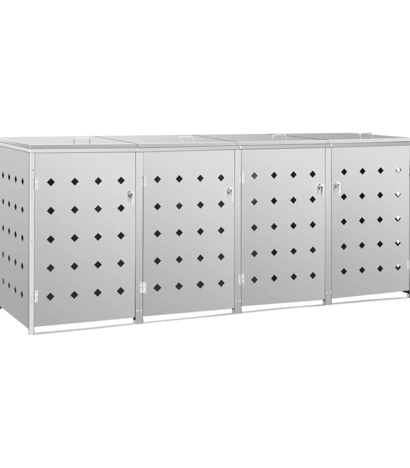 Clearance Containerberging vierdubbel 240 L roestvrij staal Manden En Bakken