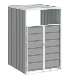 New Containerberging voor 1 container 72x81x115 cm staal grijs Manden En Bakken