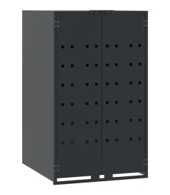 Online Containerberging voor 1 container 69x79x117 cm staal antraciet Manden En Bakken