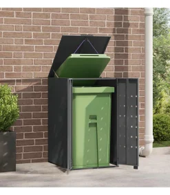 Online Containerberging voor 1 container 69x79x117 cm staal antraciet Manden En Bakken
