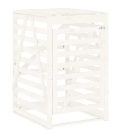 Best Containerberging 84x90x128,5 cm massief grenenhout wit Manden En Bakken