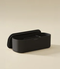 Hot ALIFE Plankpakket. Bevat een handdoekring en een organizer. Gemaakt van ABS met een minimalistisch en functioneel design. Organizer-accessoireset voor de Alife-gids. Zwart. Organiseren