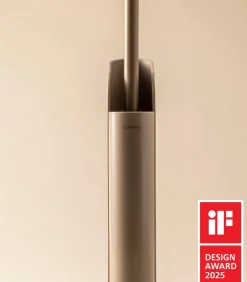 Flat Matte Gold Toiletborstelhouder Toiletaccessoires