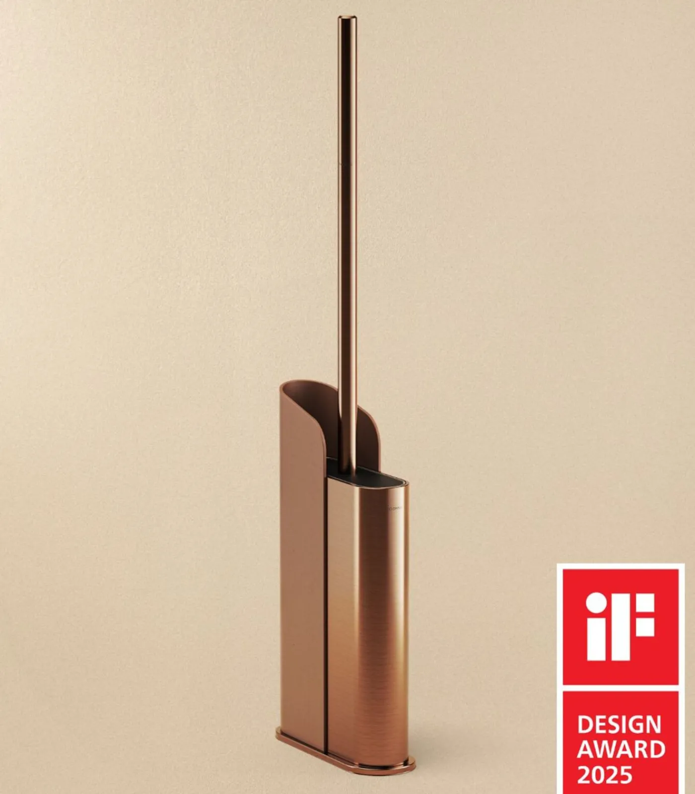 Online Platte Matte Koperen Toiletborstelhouder Toiletaccessoires