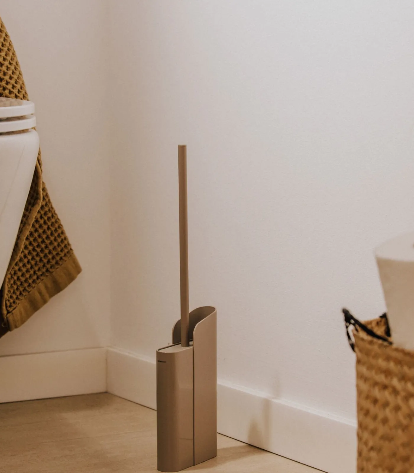 Online Platte Matte Koperen Toiletborstelhouder Toiletaccessoires