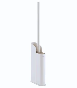 Online Platte Toiletborstelhouder Mat Wit Toiletaccessoires
