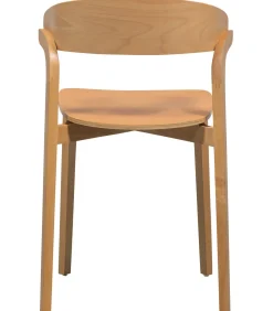 Best Cras Eetkamerstoelen - Essenhout - Naturel - Set van 6 Stoelen