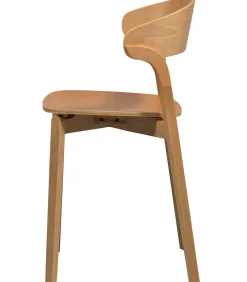 Best Cras Eetkamerstoelen - Essenhout - Naturel - Set van 6 Stoelen