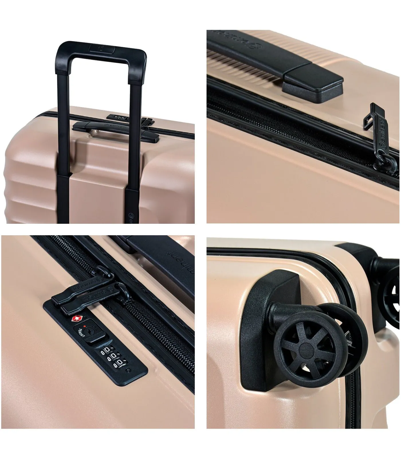 Sale Dandelion Middelgrote Koffer 4 Wielen Roze Trolleys