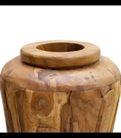 Sale Decoratievaas 40x80 cm massief teakhout Vazen