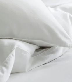 Dekbedovertrek in gewassen satijn - NUIT SATINEE Dekbedovertrekken