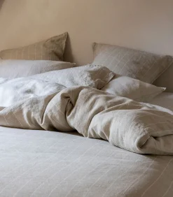 Clearance Dekbedovertrek van gewassen hennep, ONTSPANNING HENNEP Dekbedovertrekken