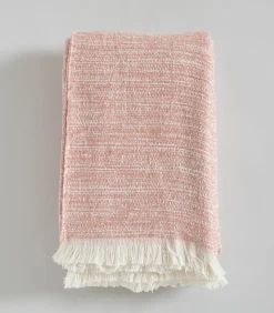 Deken 2 personen Melange 240x220 cm Lichtroze Bedspreien