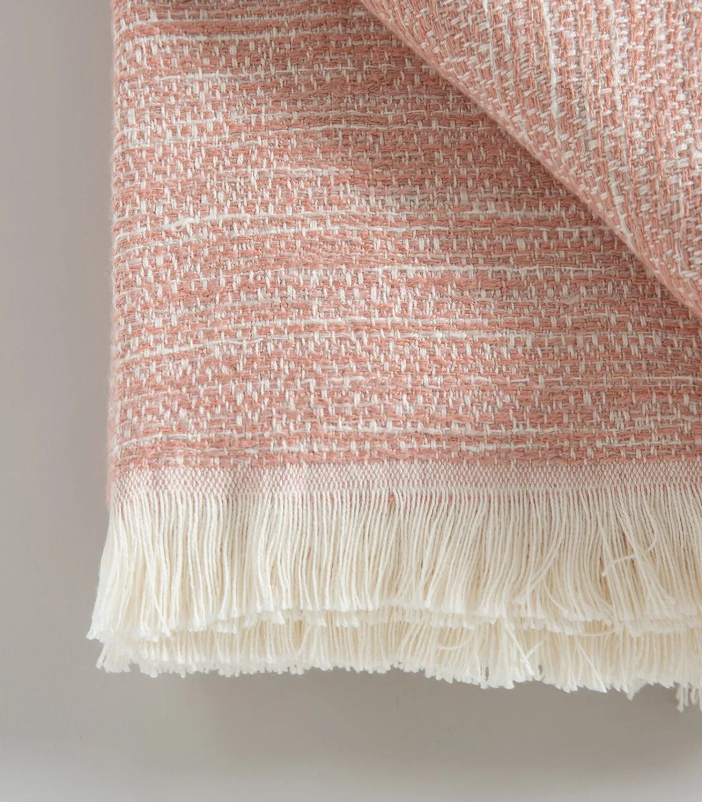 Deken 2 personen Melange 240x220 cm Lichtroze Bedspreien