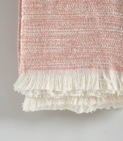 Outlet Deken 1 persoon Melange 160x220 cm Lichtroze Bedspreien