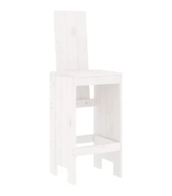 Online 7-delige Barset massief grenenhout wit Tuinmeubelen