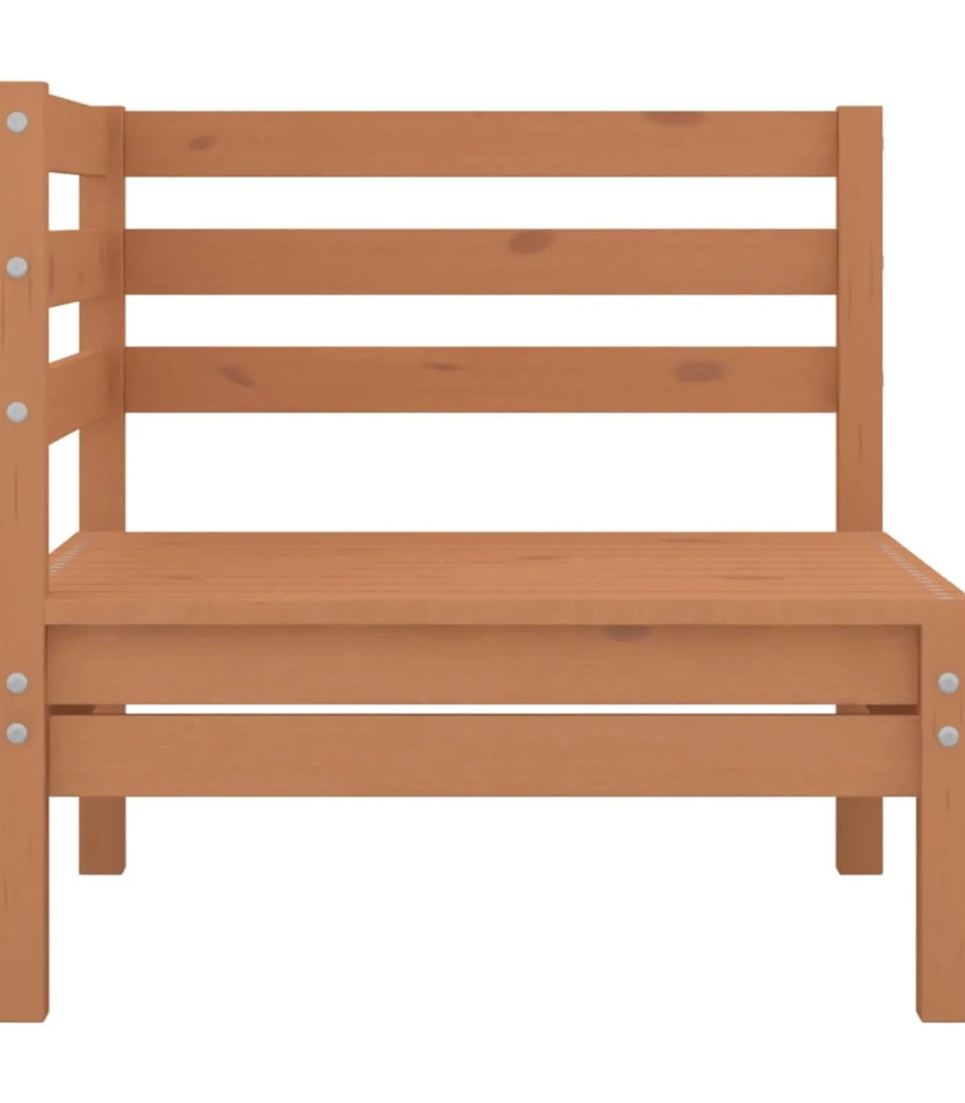 Best 4-delige Loungeset massief grenenhout honingbruin Tuinmeubelen