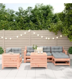 Hot 7-delige Loungeset massief douglas vurenhout Tuinmeubelen