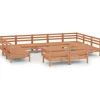 Best 12-delige Loungeset massief grenenhout honingbruin Tuinmeubelen