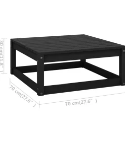 Clearance 12-delige Loungeset massief grenenhout Tuinmeubelen