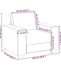 New 3-delige Loungeset met kussens fluweel lichtgrijs Zetels
