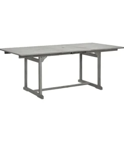 Outlet 5-delige Tuinset massief acaciahout Tuinmeubelen