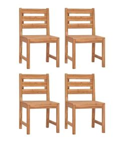 5-delige Tuinset massief teakhout Tuinmeubelen