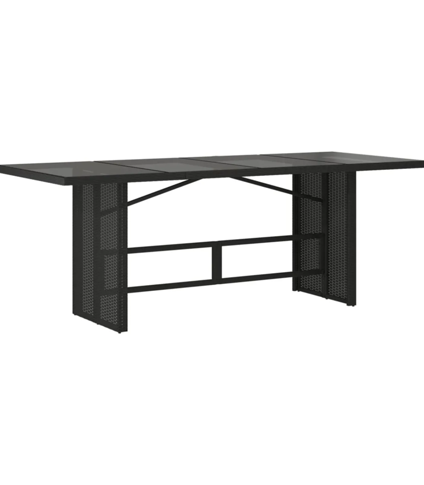 Online 7-delige Tuinset met kussens poly rattan zwart Tuinmeubelen