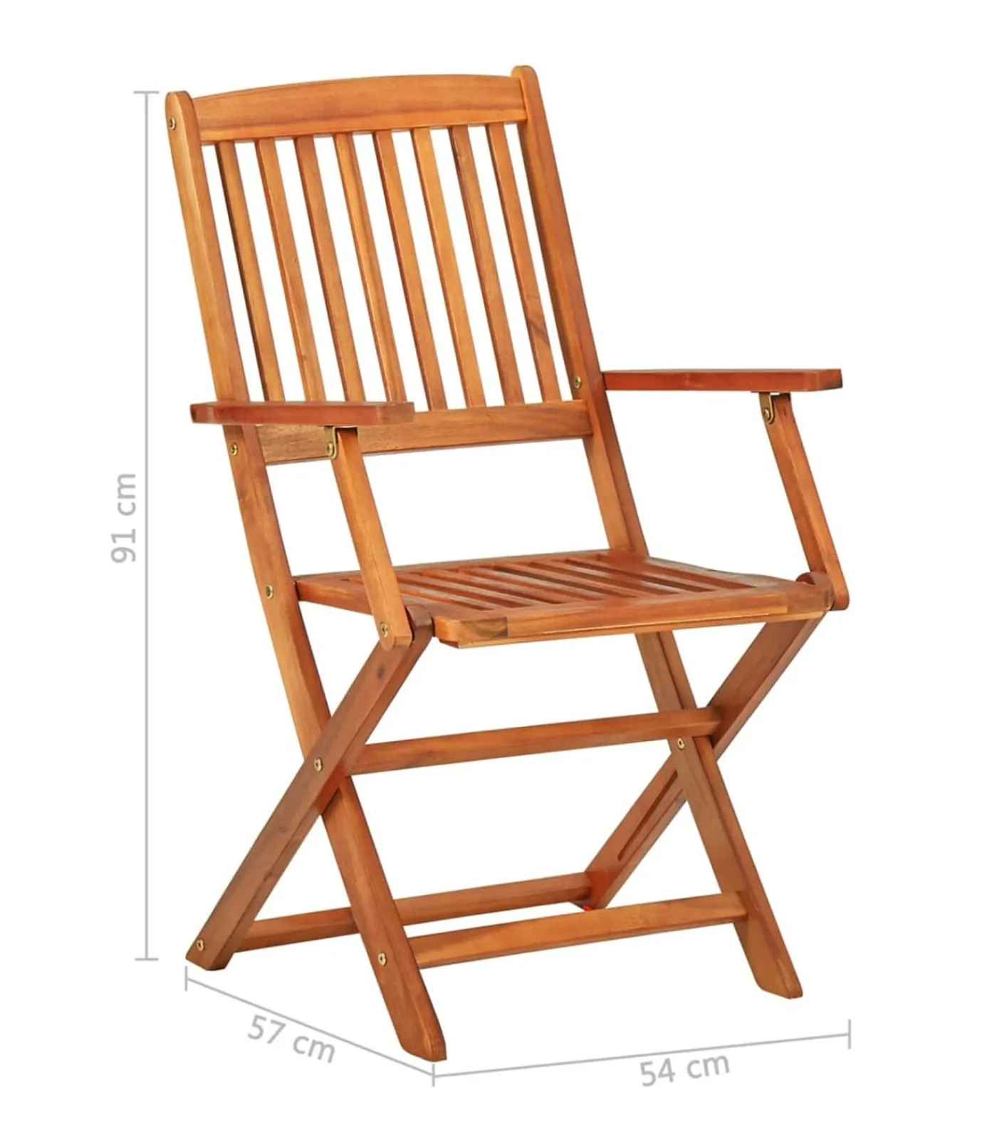 New 11-delige Tuinset 280x90x75 cm massief acaciahout Tuinmeubelen