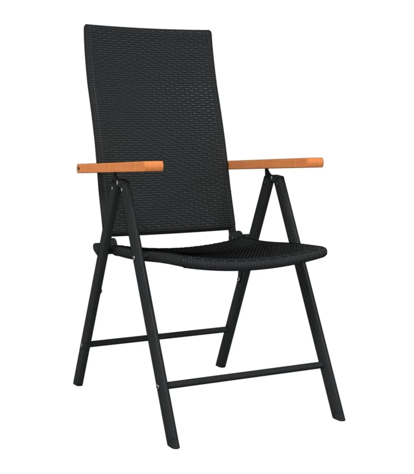 Hot 7-delige Tuinset zwart Tuinmeubelen