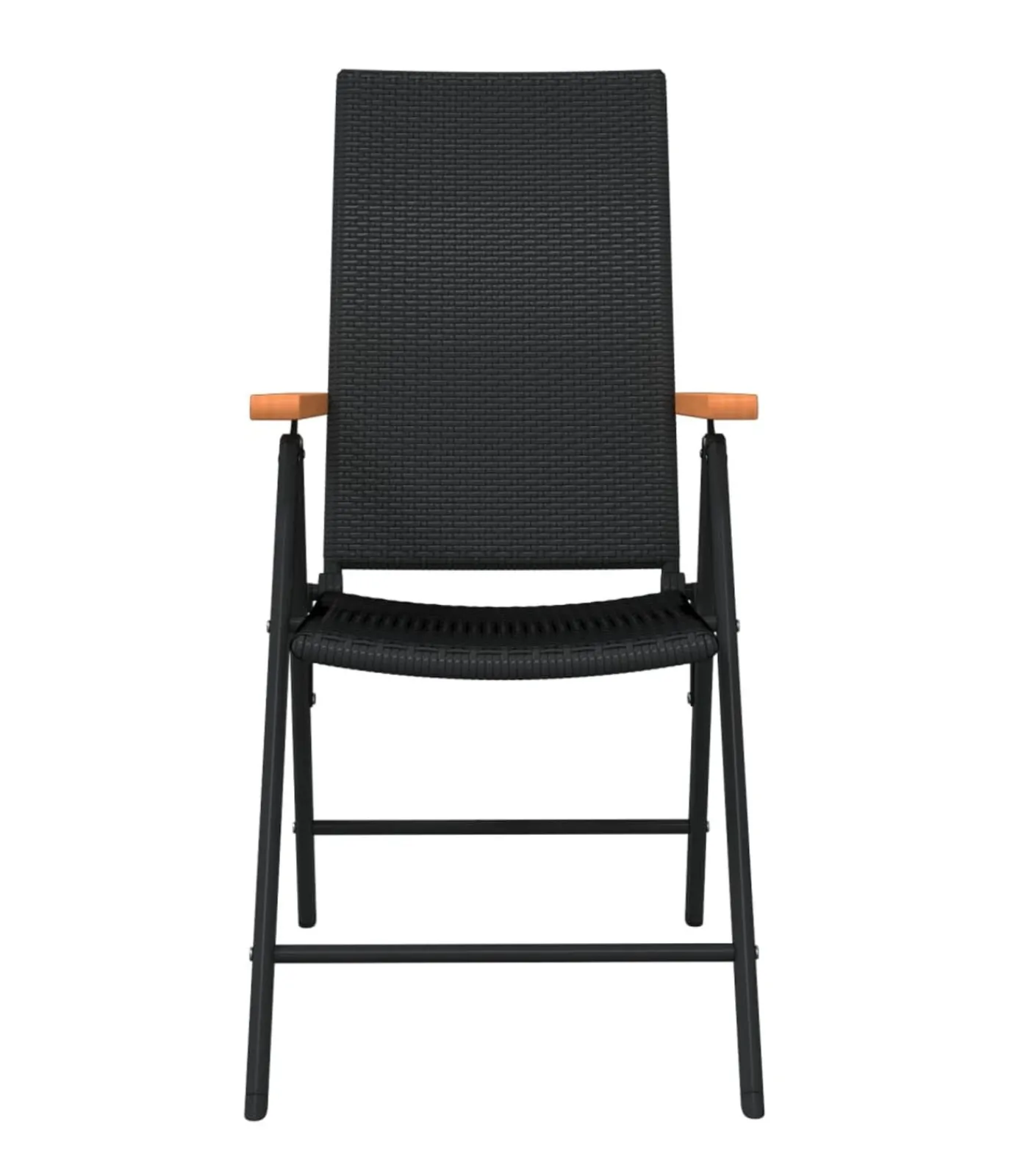 Hot 7-delige Tuinset zwart Tuinmeubelen