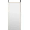 Best Deurspiegel 40x100 cm glas en aluminium goudkleurig Spiegels