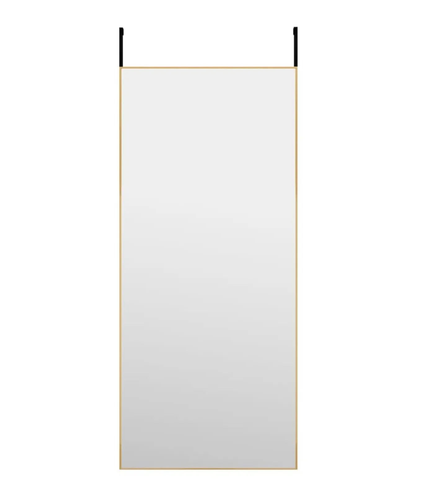 Best Deurspiegel 40x100 cm glas en aluminium goudkleurig Spiegels