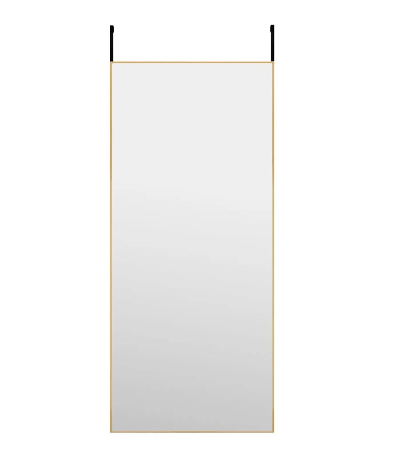 Best Deurspiegel 40x100 cm glas en aluminium goudkleurig Spiegels