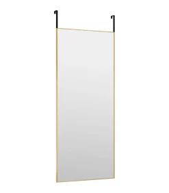 Best Deurspiegel 40x100 cm glas en aluminium goudkleurig Spiegels