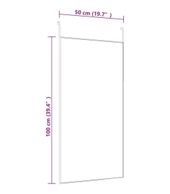 Best Deurspiegel 50x100 cm glas en aluminium goudkleurig Spiegels
